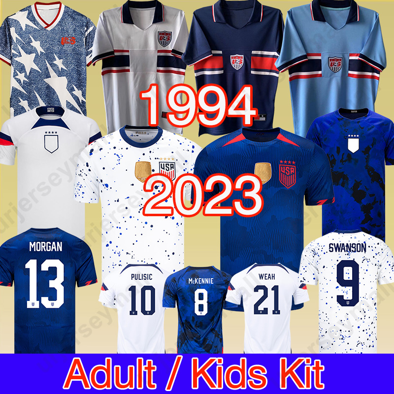 2023 USAS Soccer Jerseys PULISIC MCKENNIE AARONSON MUSAH MORGAN REYNA America Football Shirt 1994 classic Retro national team MEN women KIDS KITS world cup jerseys, 2023 home with patch
2023 USAS Soccer Jerseys PULISIC MCKENNIE AARONSON MUSAH MORGAN REYNA America Football Shirt 1994 classic Retro national team MEN women KIDS KITS world cup jerseys, 2023 home with patch