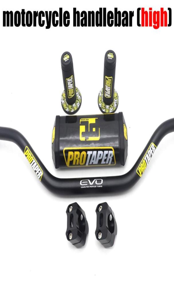 Handlebars Handlebar For PRO Taper Pack Bar 118quot Handle Pads Grips Pit Racing Dirt Bike Motorcycle CNC 28mm High
