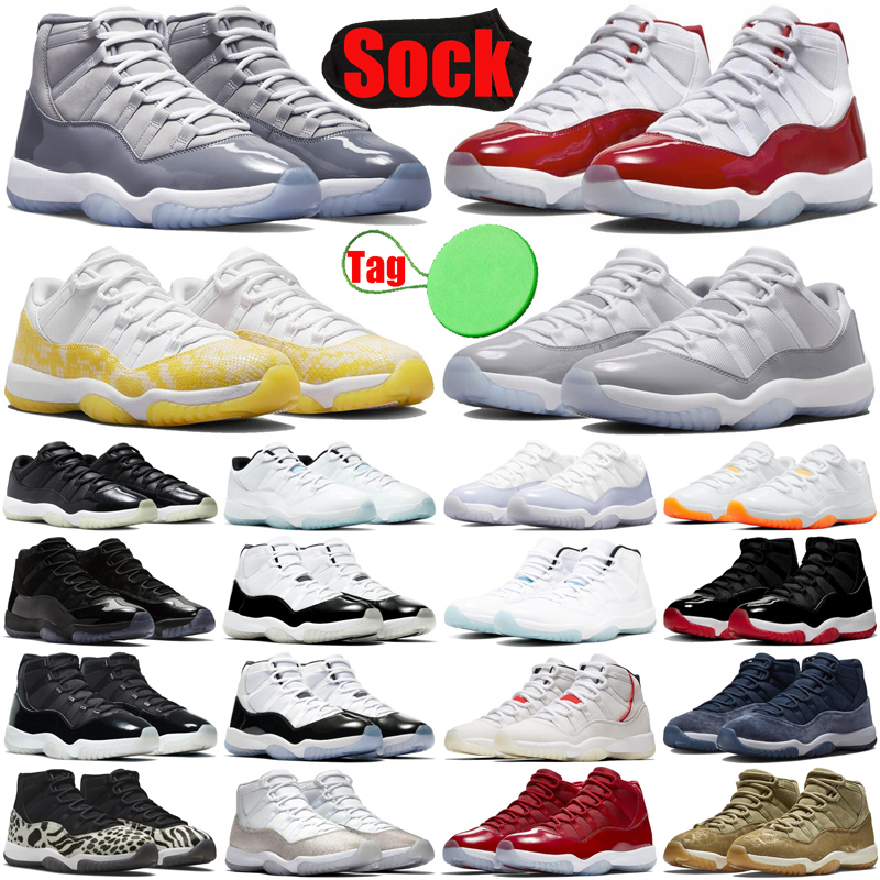 Cement Cool Grey 11 Cherry 11s basketball shoes for men women DMP Midnight Navy Yellow Snakeskin bred Legend Gamma Blue Cap And Gown mens trainers sneakers, #8 platinum tint
Cement Cool Grey 11 Cherry 11s basketball shoes for men women DMP Midnight Navy Yellow Snakeskin bred Legend Gamma Blue Cap And Gown mens trainers sneakers, #8 platinum tint