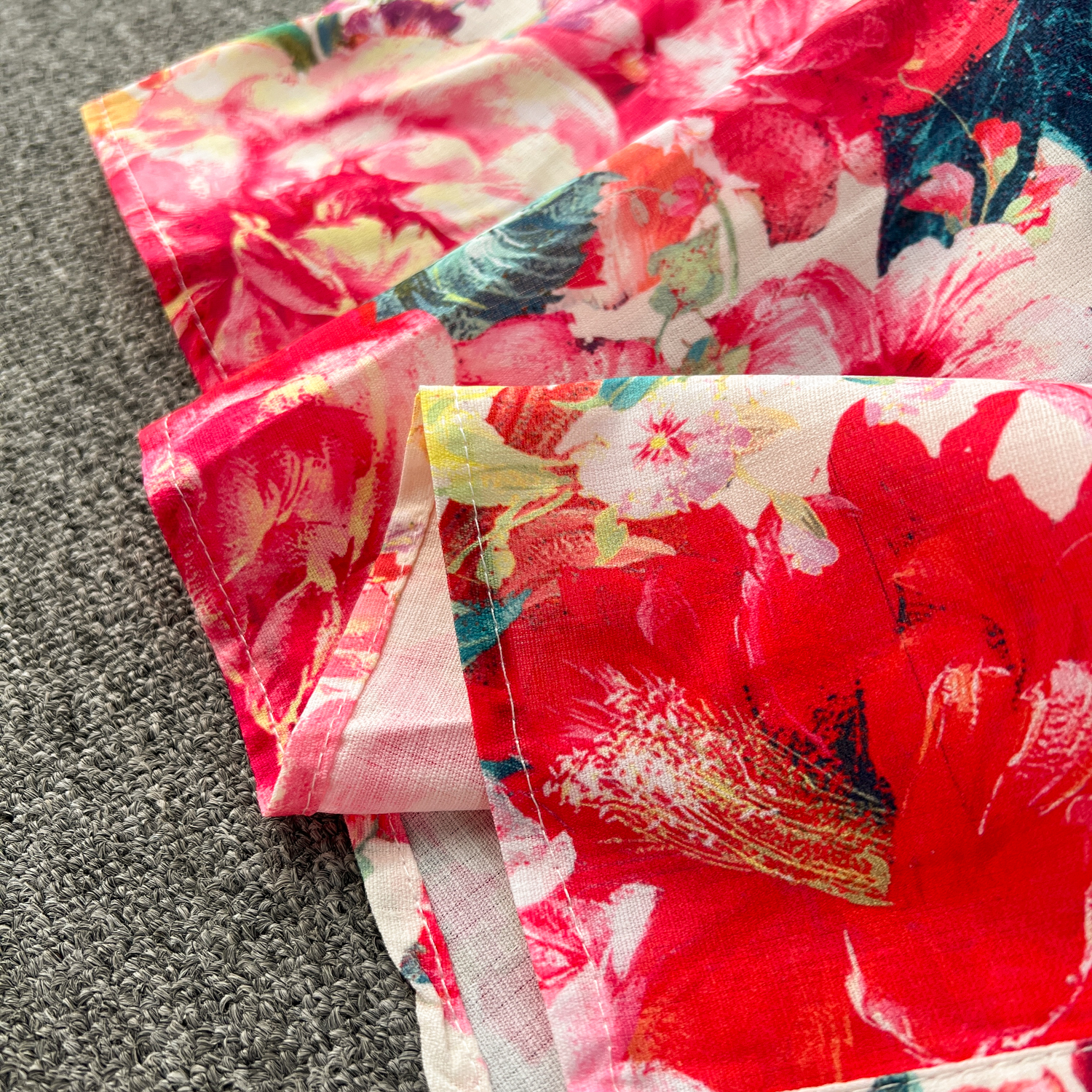 Basic Casual Women Dresses 2024 Fashion Holiday Gorgeous Flower Maxi Dress Womens Stand Long Lantern Sleeve Linen Floral Print Sashes Boho