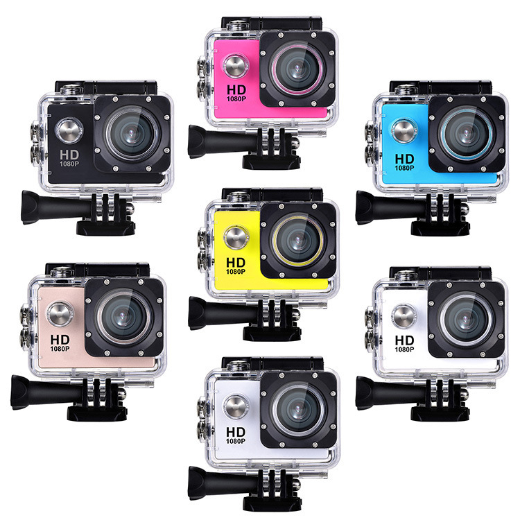 2025 New Sj4000 1080P Full HD Action Digital Camera 2 Inch Screen Underwater 30M Recorder Diving DV Mini Sking Bicycle Po Video Outdoor Spor