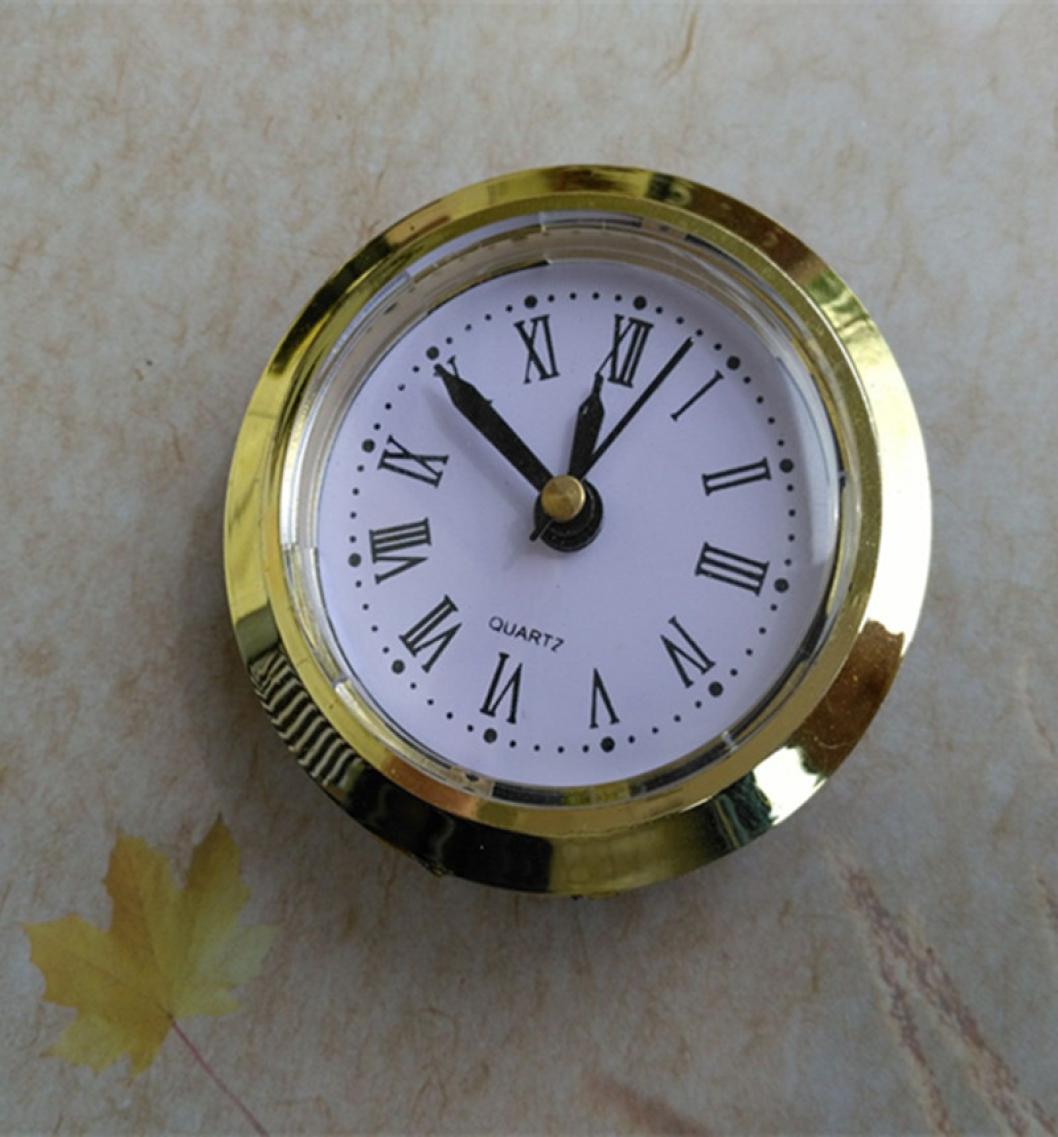 Whole 5 PCS Gold Diameter 50mm Insert Clock Clock Head Roma Number and Arbic Number for Craft Clock