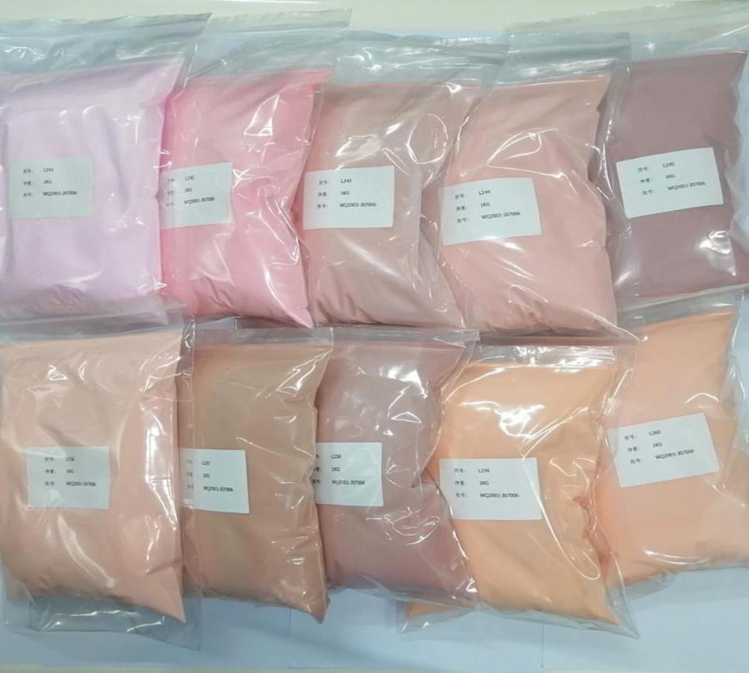 Nail Glitter 1KgBag Powder Nude Color 1KG Acrylic Art 3D Dip Fantasy Nails MakeCover Collection JCTF254869
