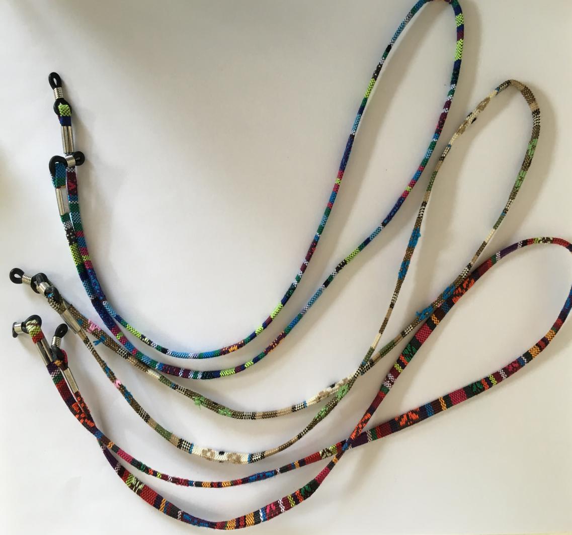 12pcslot eyeglass ethnic cotton cord spectacle string eyewear retainer sunbath sunglass lanyard