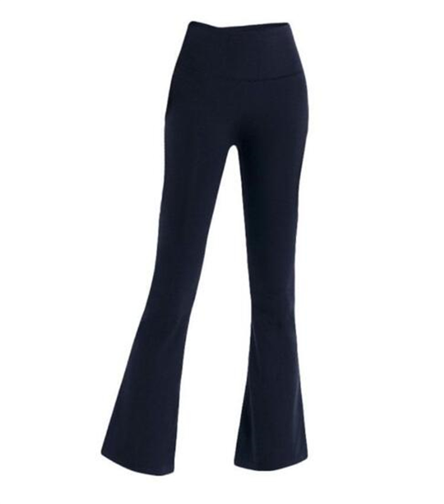 Brand 2025 Designer Women's Yoga Pants Solid Color Nude Sports Shaping Tight Running Sports Clothing Women's Bell bottom Pants High Quality 