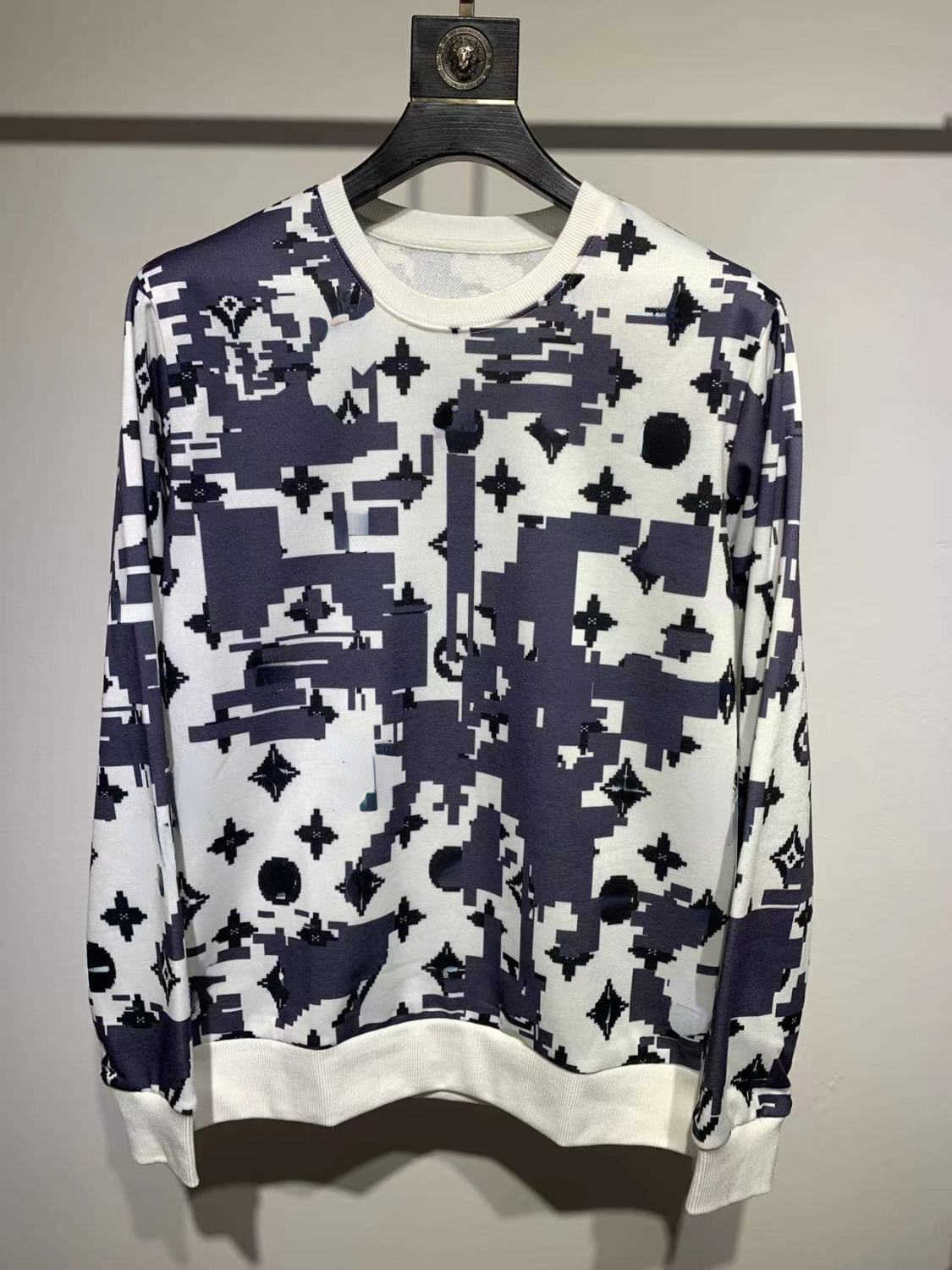 Luxury tracksuits designer sweatshirt Men Women Sweaters Long Sleeve t shirt Fashion Printed Sweater Crewneck y2k hoodie Oversize Pullover Coat, No logo white t-shirt
