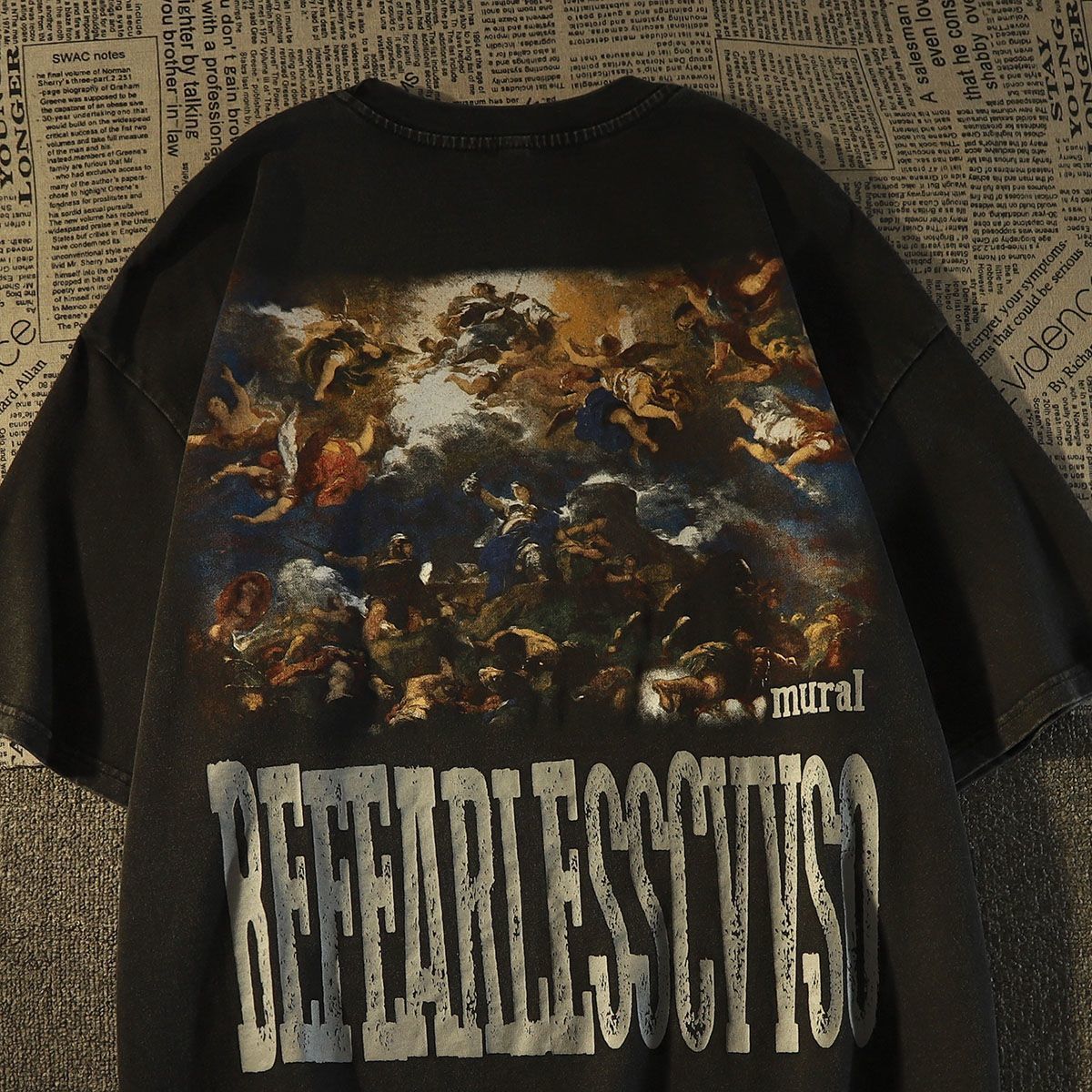 Mens TShirts Cotton short sleeved tshirt men and wo summer ins couple models loose versatile trendy br y2k harajuku clothing 230404