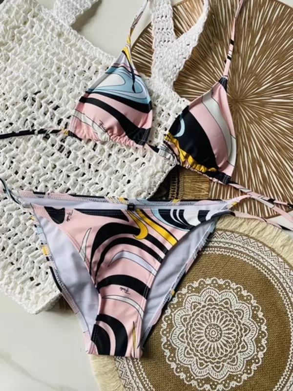 Swim Designer Youth Girl Hot Mini Brazilian suit Letter Bikini Set Thong Lady Sexy Lace-up Beach Bathing Suit Bandage Beachwear
Swim Designer Youth Girl Hot Mini Brazilian suit Letter Bikini Set Thong Lady Sexy Lace-up Beach Bathing Suit Bandage Beachwear