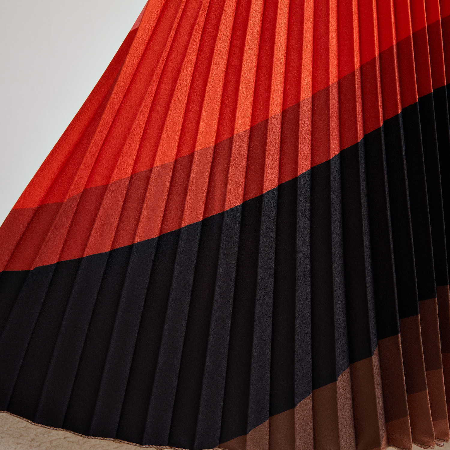 Two Piece Dress Runway Fashion Geometry Print Two Piece Set Women Long Sleeve Turtleneck Stretchy Top Long Pleated Skirt Suits Female Outfits 2024