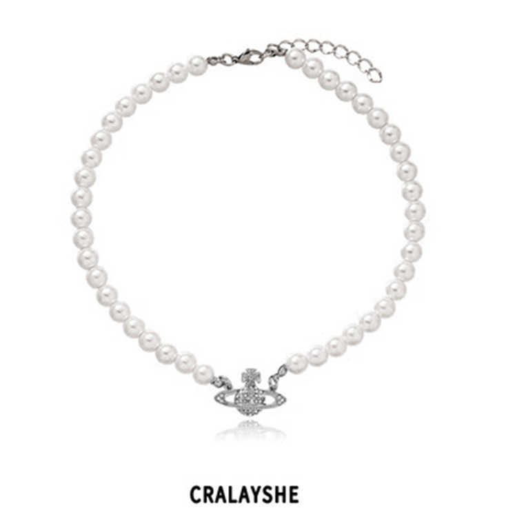 Western empress dowager Vivienne Necklace Female Minority design light luxury high sense pearl diamond clavicle chain
Western empress dowager Vivienne Necklace Female Minority design light luxury high sense pearl diamond clavicle chain