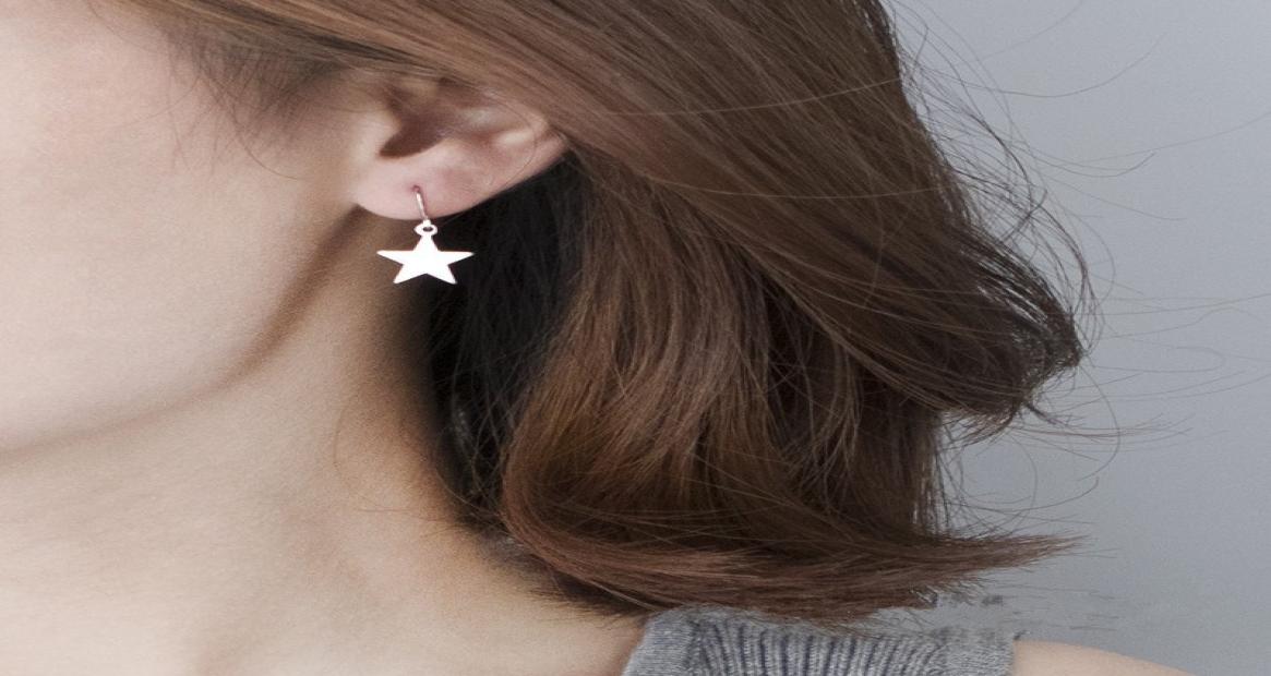 Dangle Chandelier minimalist simple wild geometric girl floral cute fivepointed star earrings earrings whole