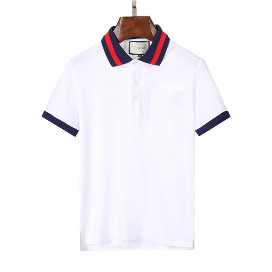 Mens Stylist Polo Shirts Luxury Italy Men Clothes Short Sleeve Fashion Casual Men's Summer T Shirt Many colors are available Size M-3XL, White
Mens Stylist Polo Shirts Luxury Italy Men Clothes Short Sleeve Fashion Casual Men's Summer T Shirt Many colors are available Size M-3XL, White