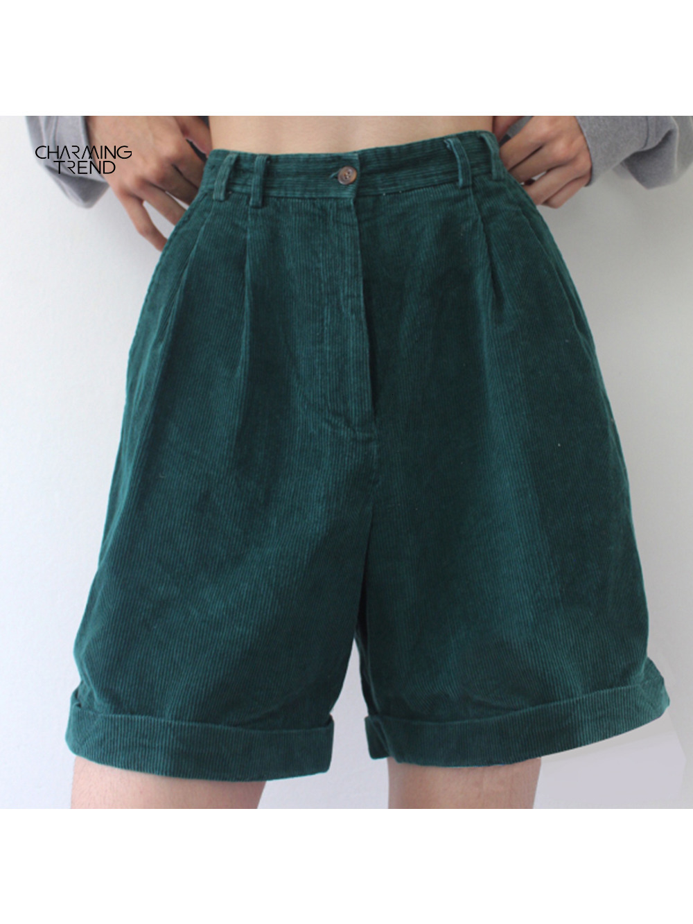 Women's Shorts Vintage Shorts Boyfriend Style Women's Shorts Summer Casual Solid Women's Shorts 230406