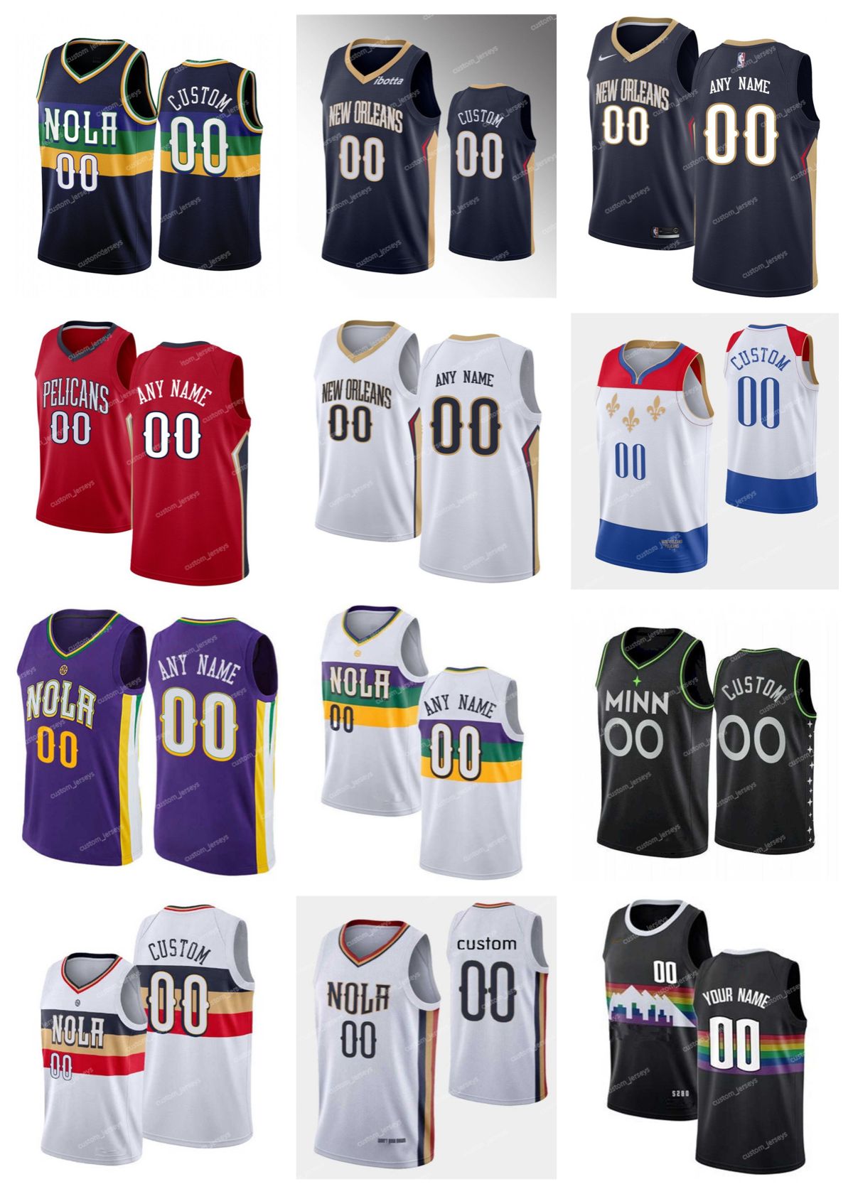 Custom New Orleans''Pelicans''Men Jersey Women Youth #00 Any Name Any Number 75th 2023 Edition''NBA''Basketball Jerseys, #8
Custom New Orleans''Pelicans''Men Jersey Women Youth #00 Any Name Any Number 75th 2023 Edition''NBA''Basketball Jerseys, #8