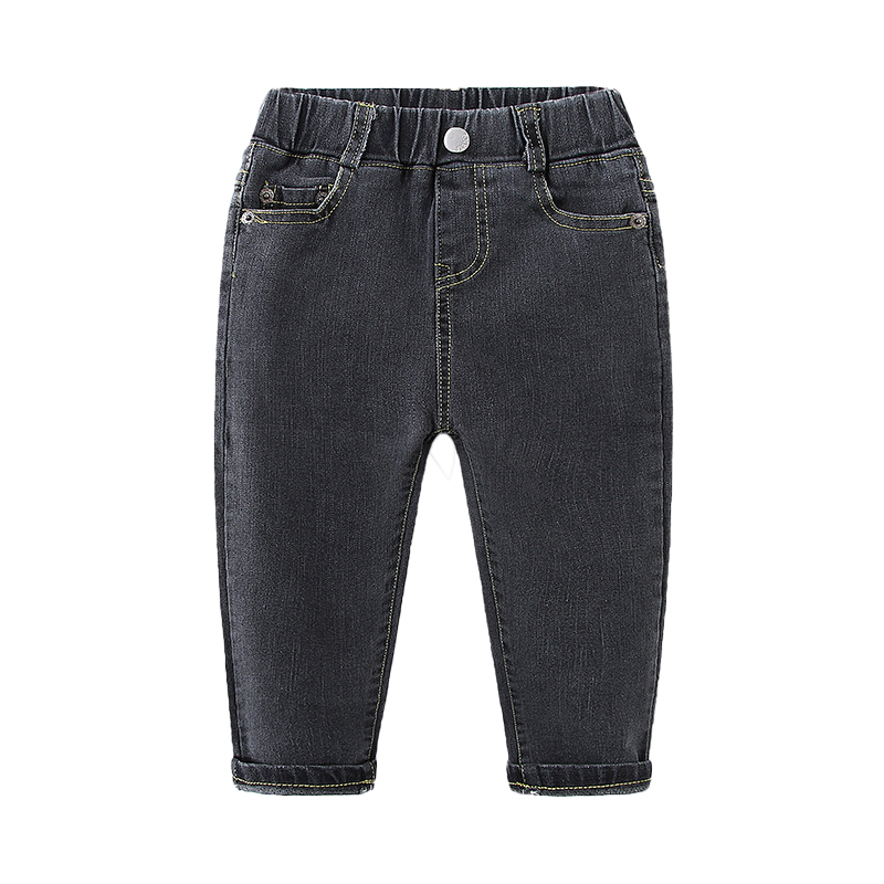 Jeans Spring Autumn 2 3 4 5 6 8 10 Year Children's Clothing Solid Tight Elastic Pants Denim Jeans 230406