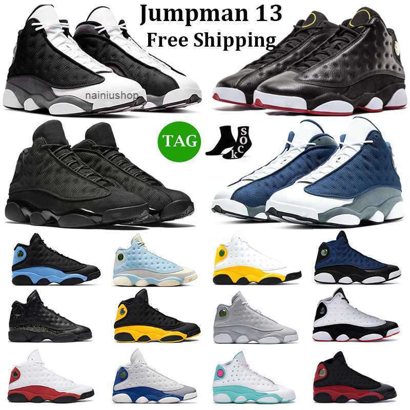 Hotsale 13 Playoffs Basketball Shoes Men Women 13s Playoffs Bred Black Flint Black Cat Hyper Royal He Got Game Mens Trainers Outdoor