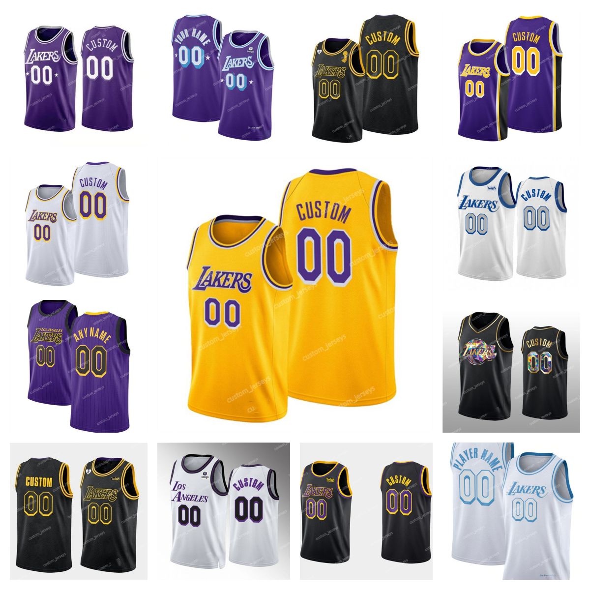 Custom Los Angeles''Lakers''Men Jersey Women Youth #00 Any Name Any Number 75th 2023 Edition''NBA''Basketball Jerseys, #10
Custom Los Angeles''Lakers''Men Jersey Women Youth #00 Any Name Any Number 75th 2023 Edition''NBA''Basketball Jerseys, #10
