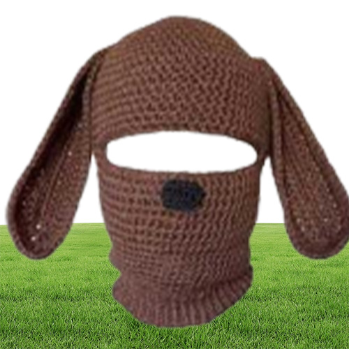 Cycling Caps Masks Halloween Funny Horns Creative Knitted Hat Beanies Warm Full Face Cover Ski Mask Hat Windproof Balaclava Hat fo