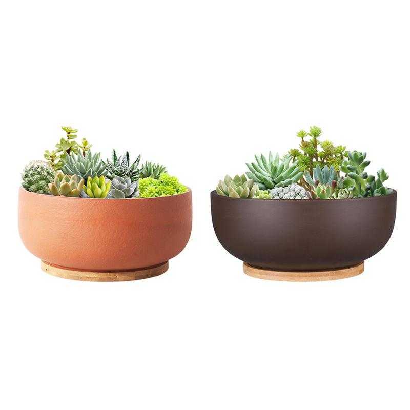 10 PCSPlanters Pots 8 Inch Terracotta Flower Pot Succulent Pots Plants Pots With Drainage Holes For Indoor Cacti Vanillas Small Plants P0406
10 PCSPlanters Pots 8 Inch Terracotta Flower Pot Succulent Pots Plants Pots With Drainage Holes For Indoor Cacti Vanillas Small Plants P0406