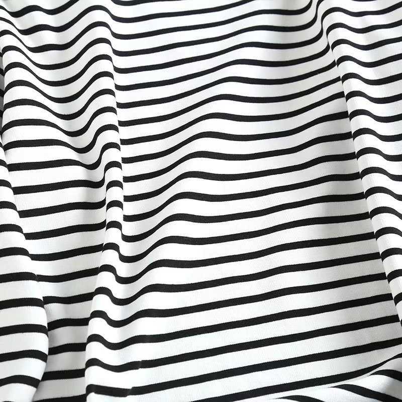 RUKAS High Quality Spring Autumn Fashion Stripe Long Sleeve T-Shirt Tops Women Casual Wild bottoming Tees Female