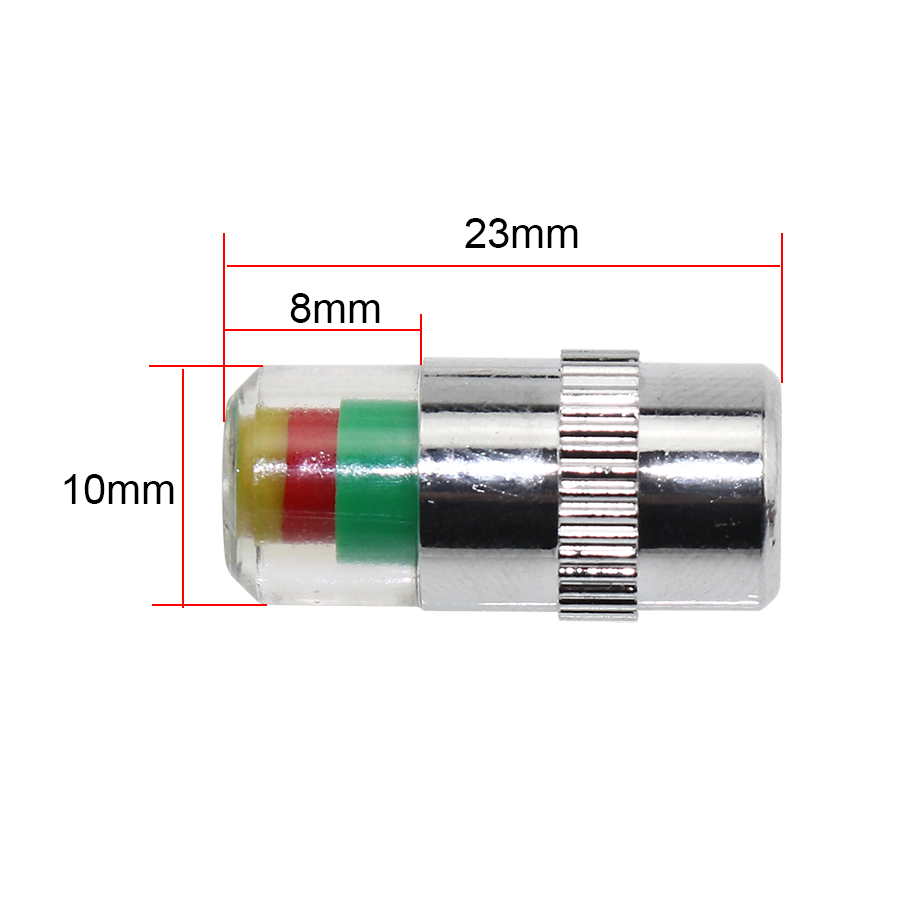 AUTO 2.0/2.2/2.4 Bar 30/32 PSI Car Tire Pressure Monitor Pressure Gauge Cap Sensor Indicator Alert Monitoring Tools Kit 4pcs/Lot