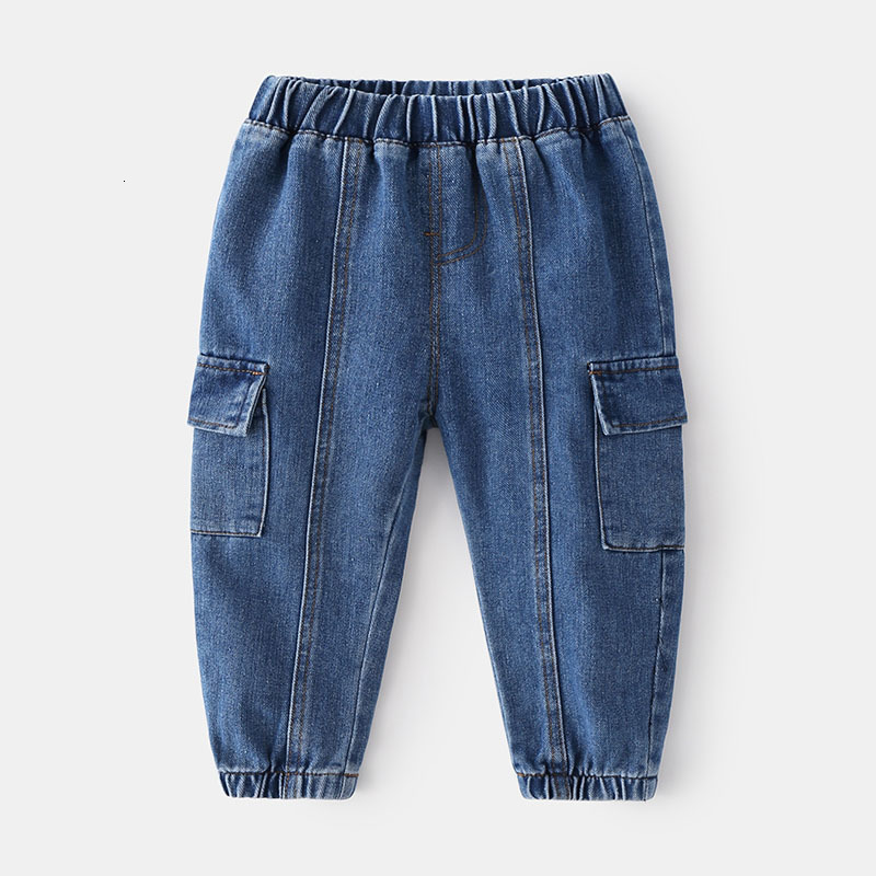 Jeans Men's Jeans Spring and Autumn Toddler Children's Trousers Children's Jeans Blue 230406
