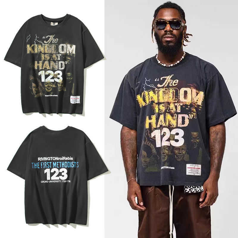 Europe and America High Street Rrr123 Autumn Winter New H Empire Print Retro Old Os Short Sleeve T-shirt for Men Women, 3315 dark grey
Europe and America High Street Rrr123 Autumn Winter New H Empire Print Retro Old Os Short Sleeve T-shirt for Men Women, 3315 dark grey
