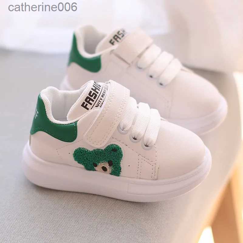 Sneakers 21-30 Size Children's Anti-slip wear-resistant Casual Shoes Kids White Sneakers Girls Boys Soft-soled Walking Shoes Kids ShoesL231106