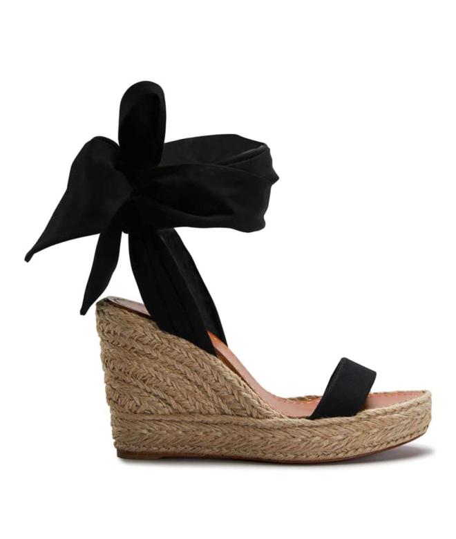 Summer wedges shoes sandal pump high heels Monica Du Desert Gabardine Espadrilles platform pumps ankle strap dress shoe35-43#