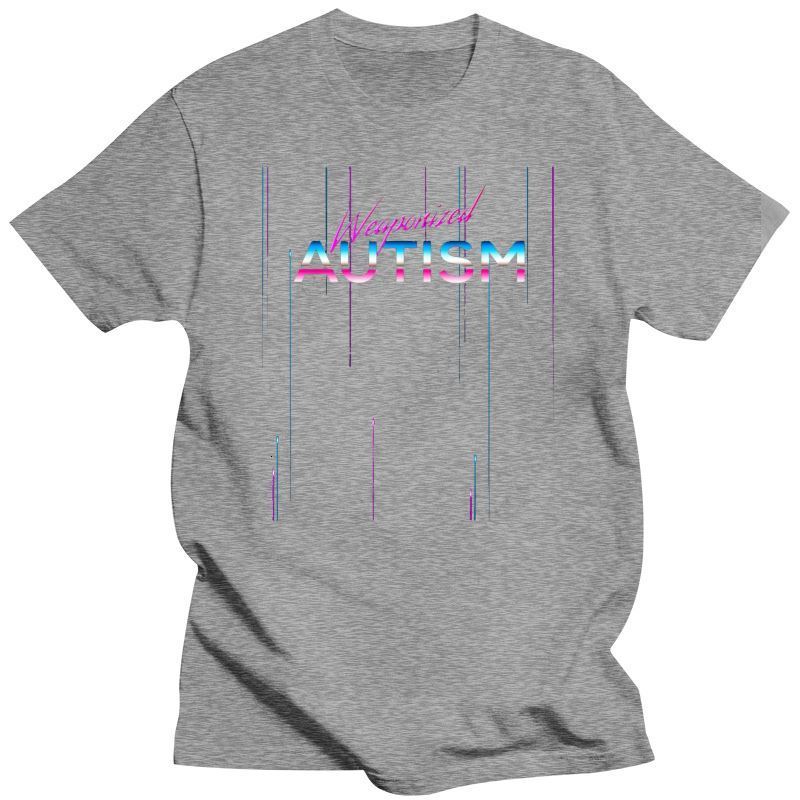 Mens TShirts Weaponized Autism Shirt Disco Style Funny 80S Aesthetic Gift 230406
