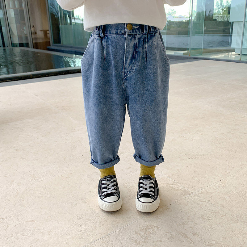 Jeans Spring Autumn Summer Girls and Boys' Jeans Comfortable and Cute Baby Clothing Children's Clothing 230406