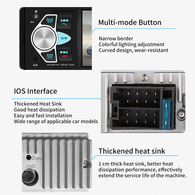 Car radio 1din stereo mp5 mp3 bluetooth radio fm usb autoradio 4.1 Inch Support Rear view Mirrolink Steering Wheel Control