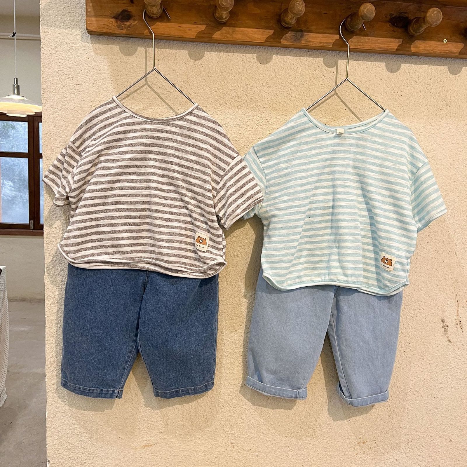 Jeans Casual Loose Korean Style Solid Spring Children Color Kids Denim Trousers Toddler Jeans 230406