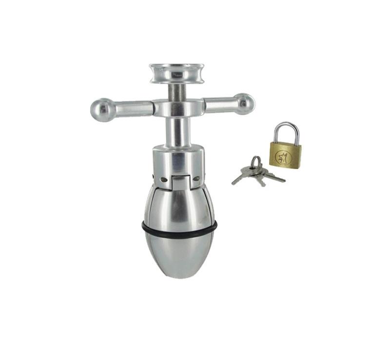 Big Stainless Steel Expandable Anal Plug Huge Openable Unisex Locking Butt Stopper Massager Sexy Toys For MaleFemale DoctorMonali