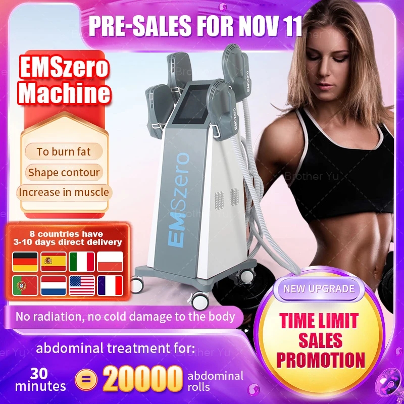 RF Equipment DLS-EMSLIM Machine 2023 Hiemt Neo NOVA EMS Stimulation Pads Optional Pelvic Fat Burn Body Slinming Build Muscle Emszero
RF Equipment DLS-EMSLIM Machine 2023 Hiemt Neo NOVA EMS Stimulation Pads Optional Pelvic Fat Burn Body Slinming Build Muscle Emszero