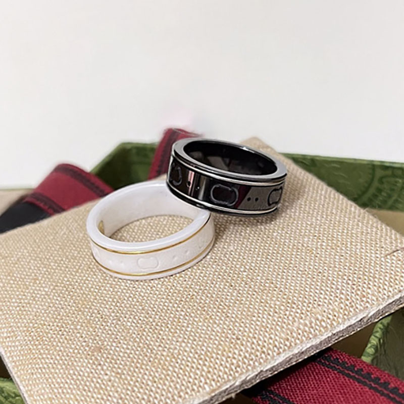 Fashion Ceramic Rings Luxury Couple Rings Women Men Fashion Jewelry Ring Classic Anniversary Gifts Birthday Present
Fashion Ceramic Rings Luxury Couple Rings Women Men Fashion Jewelry Ring Classic Anniversary Gifts Birthday Present