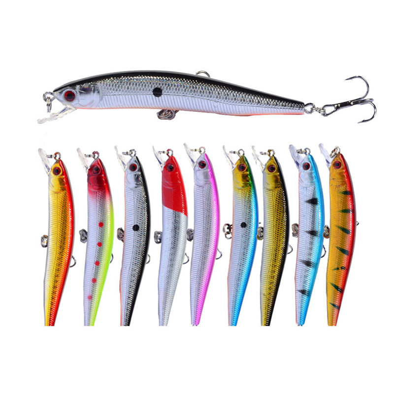 Fishing Hooks Minnow Fishing Lure 95mm 8g Floating Hard Bait Wobbler Jig Bait Crankbait Carp Striped bass Pesca Fishing tackle SwimBait
Fishing Hooks Minnow Fishing Lure 95mm 8g Floating Hard Bait Wobbler Jig Bait Crankbait Carp Striped bass Pesca Fishing tackle SwimBait