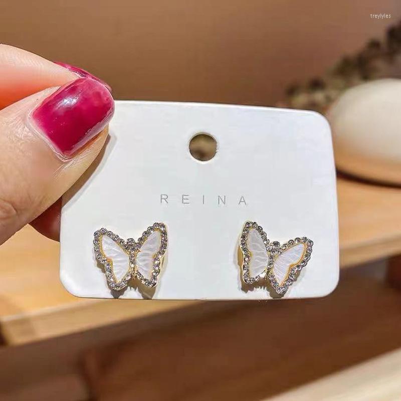 Stud Earrings Origin Summer Temperament Gold Color Butterfly Earring For Women Exquisite Rhinestone Party Jewelry Accessories
Stud Earrings Origin Summer Temperament Gold Color Butterfly Earring For Women Exquisite Rhinestone Party Jewelry Accessories