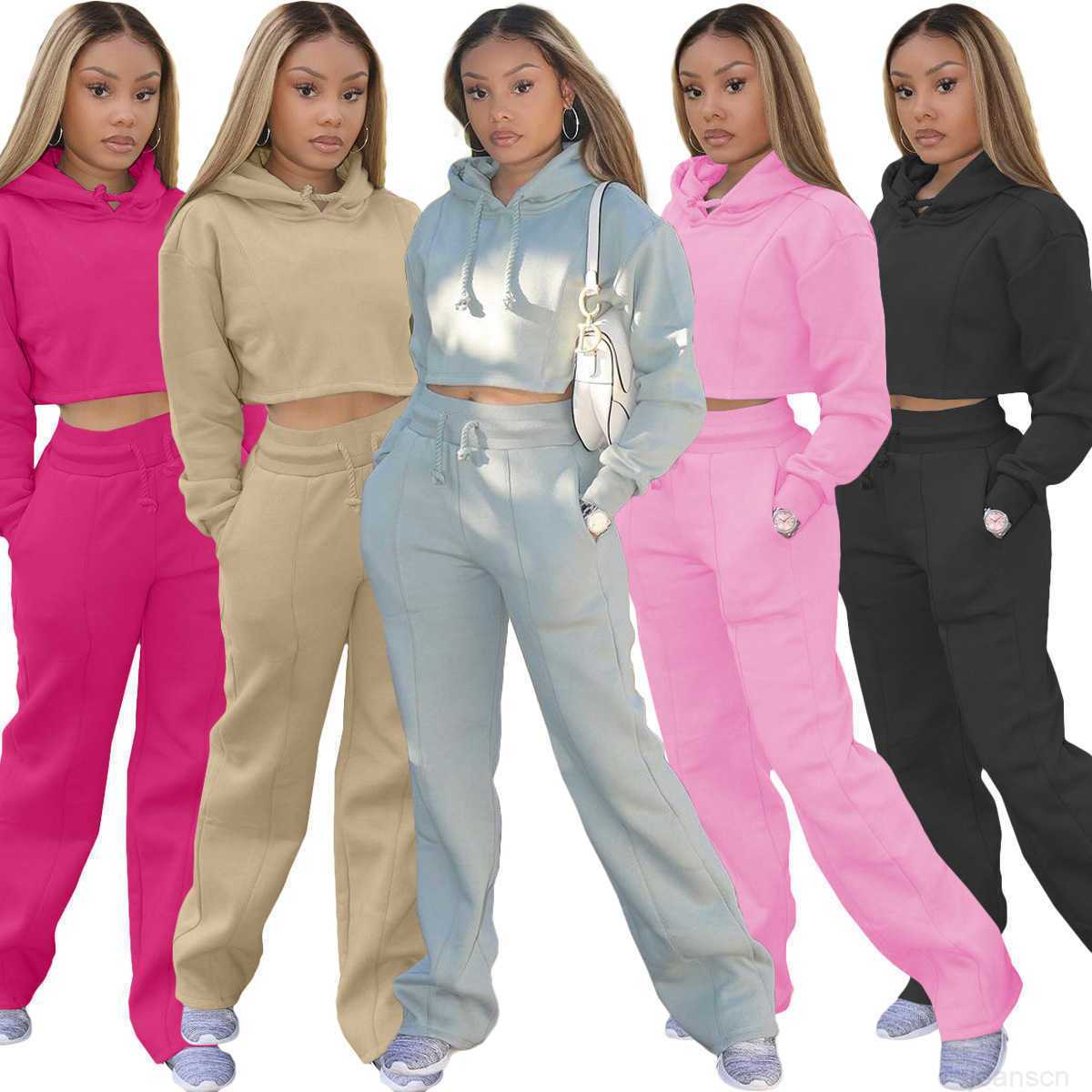 Designers Clothes women casual sports suit 2023 autumn winter new fashion loose long sleeve sweater two-piece set, Pink
Designers Clothes women casual sports suit 2023 autumn winter new fashion loose long sleeve sweater two-piece set, Pink