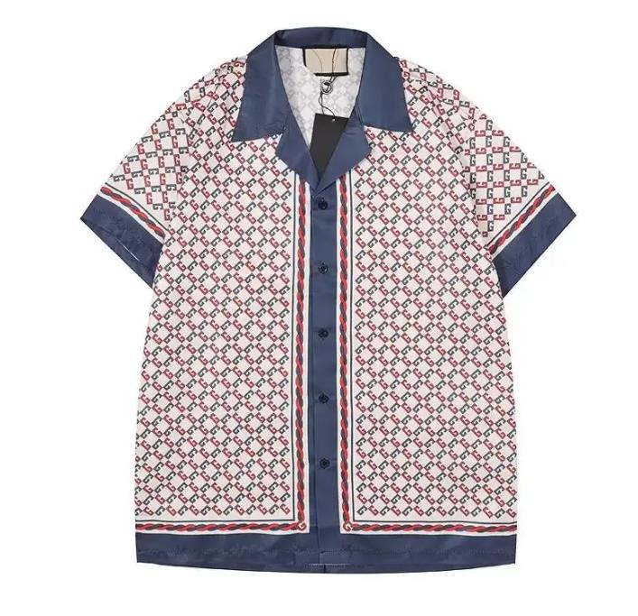Fashion Mens T-Shirts Hawaii Floral Letter Print Beach Shirts Men's Designer Silk Bowling Shirt Casual Men Summer Short Sleeve Loose Asia Size M-3XL
Fashion Mens T-Shirts Hawaii Floral Letter Print Beach Shirts Men's Designer Silk Bowling Shirt Casual Men Summer Short Sleeve Loose Asia Size M-3XL