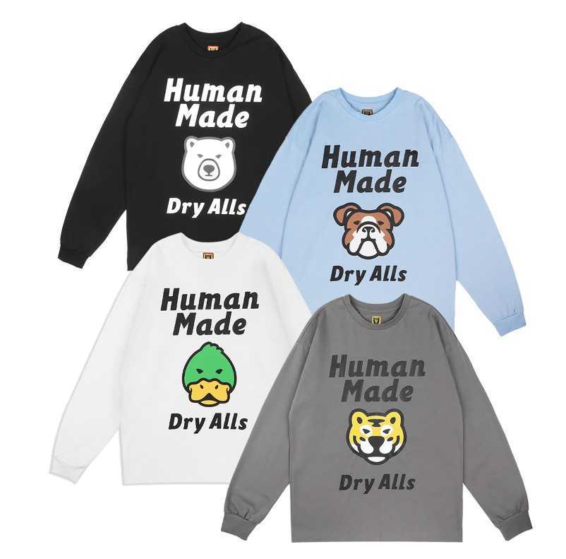 Human Made Cartoon Duck Print Long Sleeve T-shirt Summer Men's and Women's Relaxed Round Neck Underlay Shirt, Shipping fee
Human Made Cartoon Duck Print Long Sleeve T-shirt Summer Men's and Women's Relaxed Round Neck Underlay Shirt, Shipping fee