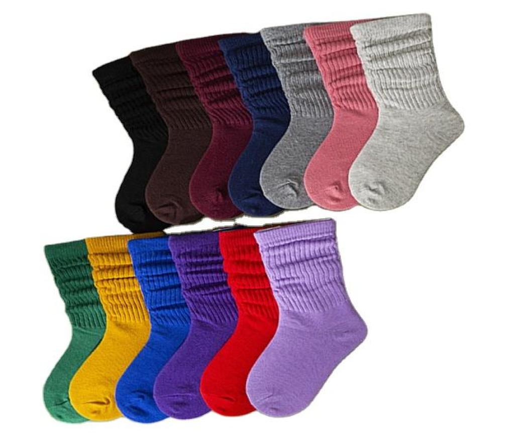 Men039s Socks Winter Autumn Kids Slouch Extra Long Ruffle Boot Loose Cotton Baby