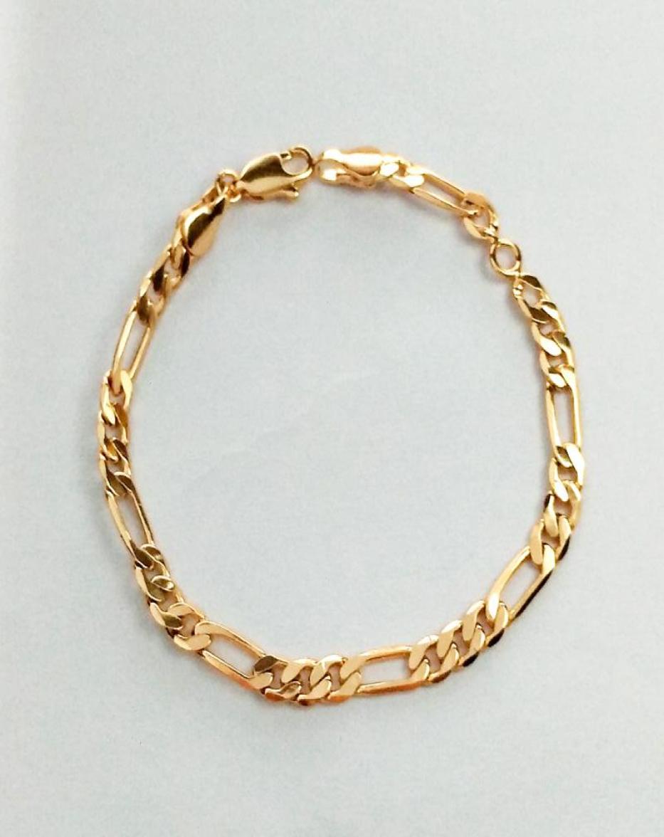 Link Chain 16cm Gold Baby Bracelets Link Kids Bracelet Bebe Toddler Gift Child Jewellery Pulseras Bracciali Armband Braclet B0810