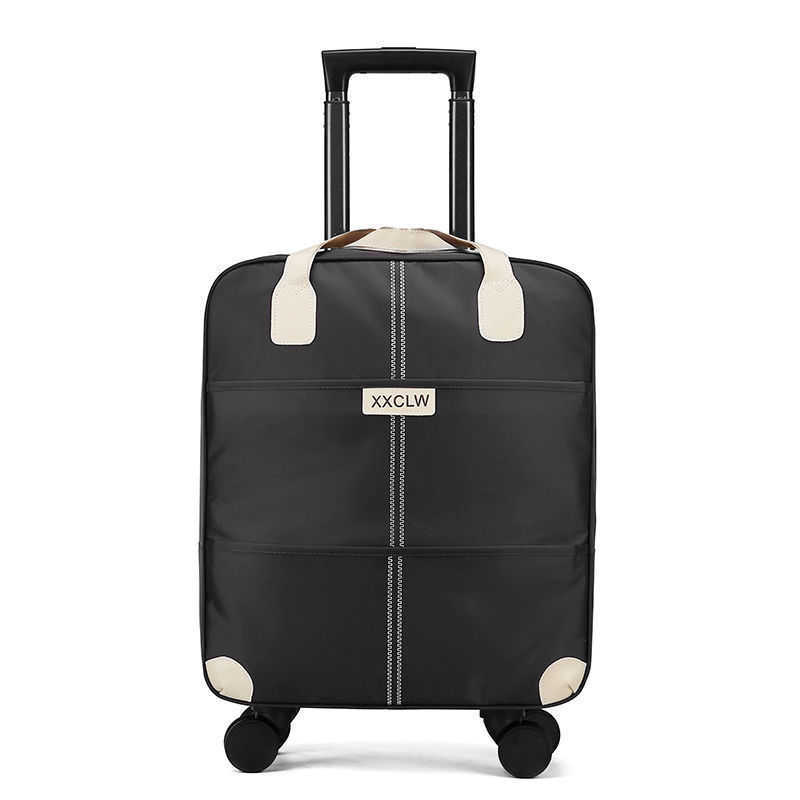 2022 New Rod Luggage Bag Large Capacity Travel Bag Women's and Men's Lightweight Luggage Bag Portable Storage Bag Universal Wheel