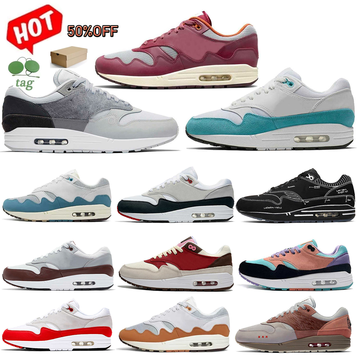 Maxes 1 87 Mens Women Running Shoes 1s Big Size 12 13 Trainer Airmaxs Max Sean Wotherspoon White Black Cave Stone Saturn Aqua Monarch Crepe amsterdam maroon shoes
Maxes 1 87 Mens Women Running Shoes 1s Big Size 12 13 Trainer Airmaxs Max Sean Wotherspoon White Black Cave Stone Saturn Aqua Monarch Crepe amsterdam maroon shoes
