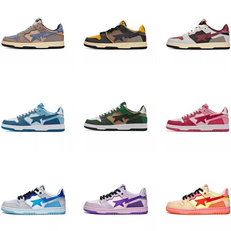 Bapesta SK8 Sta Casual Shoes Astronaut Candy Star Men's and Women's Skate Shoes Size 36-45, 19
Bapesta SK8 Sta Casual Shoes Astronaut Candy Star Men's and Women's Skate Shoes Size 36-45, 19