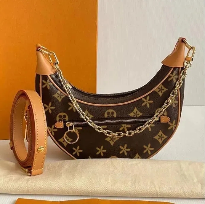 Genuine leather half moon LOOP M81098underarm Bags women men Shoulder bag Totes Clutch Cross Body chain famous bucket wallet purse handbags handbag, Brown flower
Genuine leather half moon LOOP M81098underarm Bags women men Shoulder bag Totes Clutch Cross Body chain famous bucket wallet purse handbags handbag, Brown flower