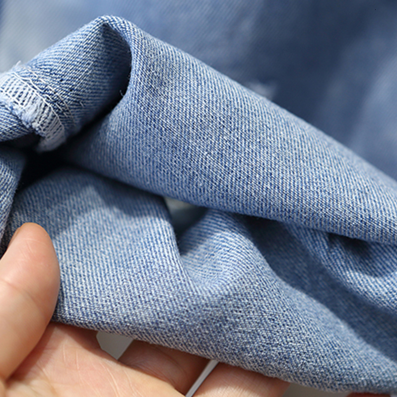 Jeans Boys' Summer Jeans Big Hole Jeans Boys' Casual Style Children's Jeans High Quality Children's Clothing 230406