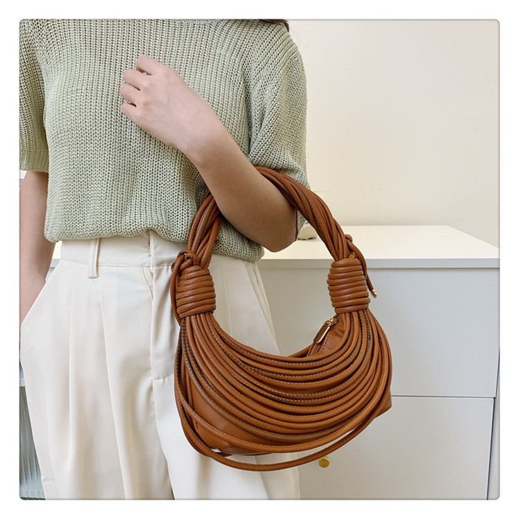 Women Purses and Handbags Hand-Woven Bread PU Leather Top Handle Satchel Shoulder Crossbody Creative Noodles Underarm Bag, Beige
Women Purses and Handbags Hand-Woven Bread PU Leather Top Handle Satchel Shoulder Crossbody Creative Noodles Underarm Bag, Beige