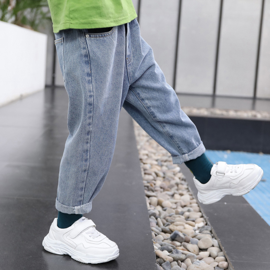 Jeans Preschool Jeans Girls Solid Jeans Girls Casual Style Children's Jeans Spring and Autumn Children's Clothing 230406